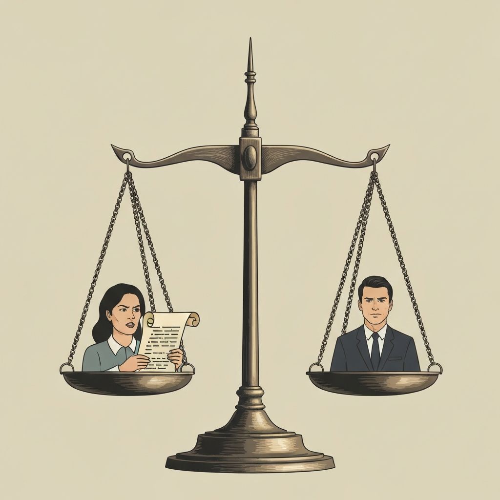 Qui tam legal concept illustration - scales of justice representing whistleblower lawsuits under the False Claims Act